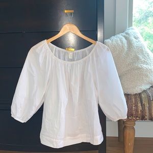 White summer top